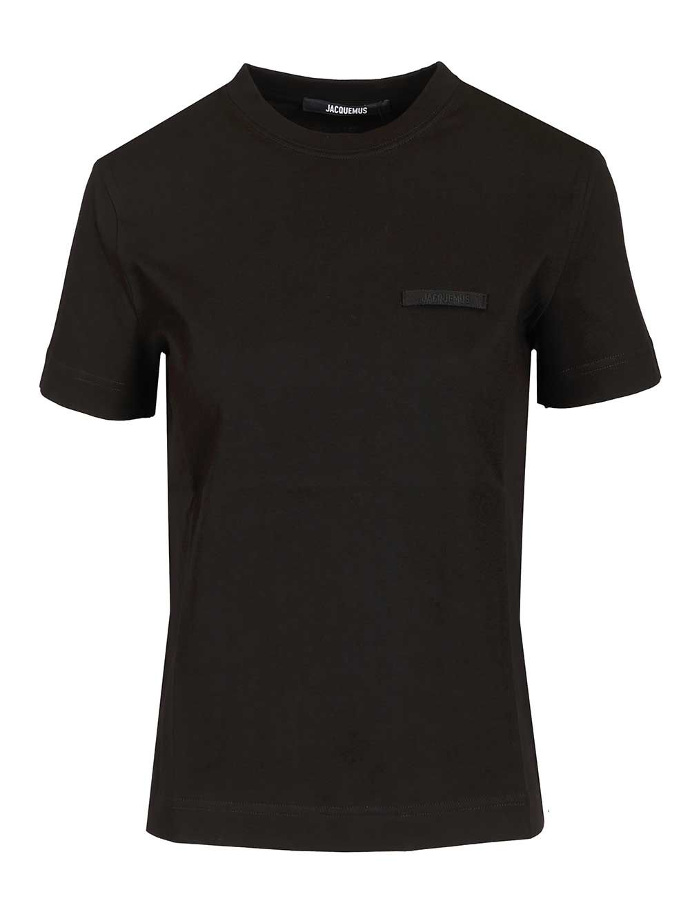 Jacquemus Cotton T-Shirt - Black | 76caa6e6ba8c32ec4f71ab9e045bb2e596a6d3b3