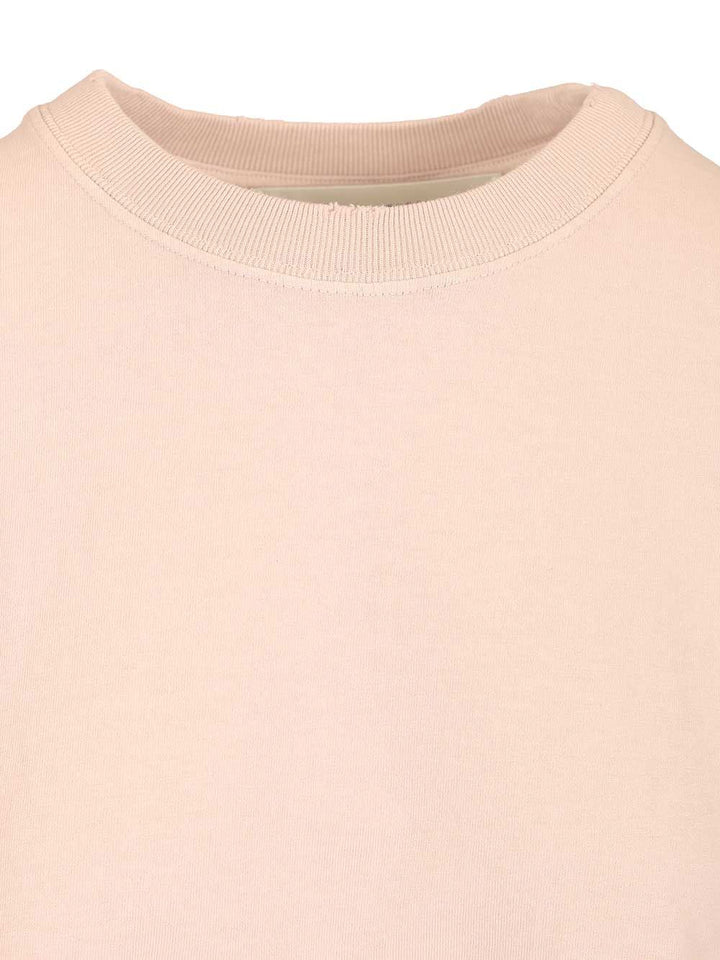 Golden Goose Deluxe Brand Relaxed Fit  Cotton Jersey Logo Patch T-Shirt - Grey | 9190779c82e4daaca6e960f9f3b6edd91220edb0