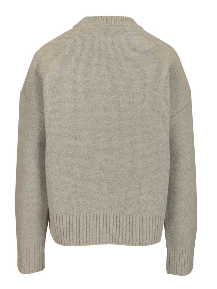 Ami Ami De Coeur Knitwear - Grey | 3a08e049ee05e2e4a77370d7cad1b75693a751e6