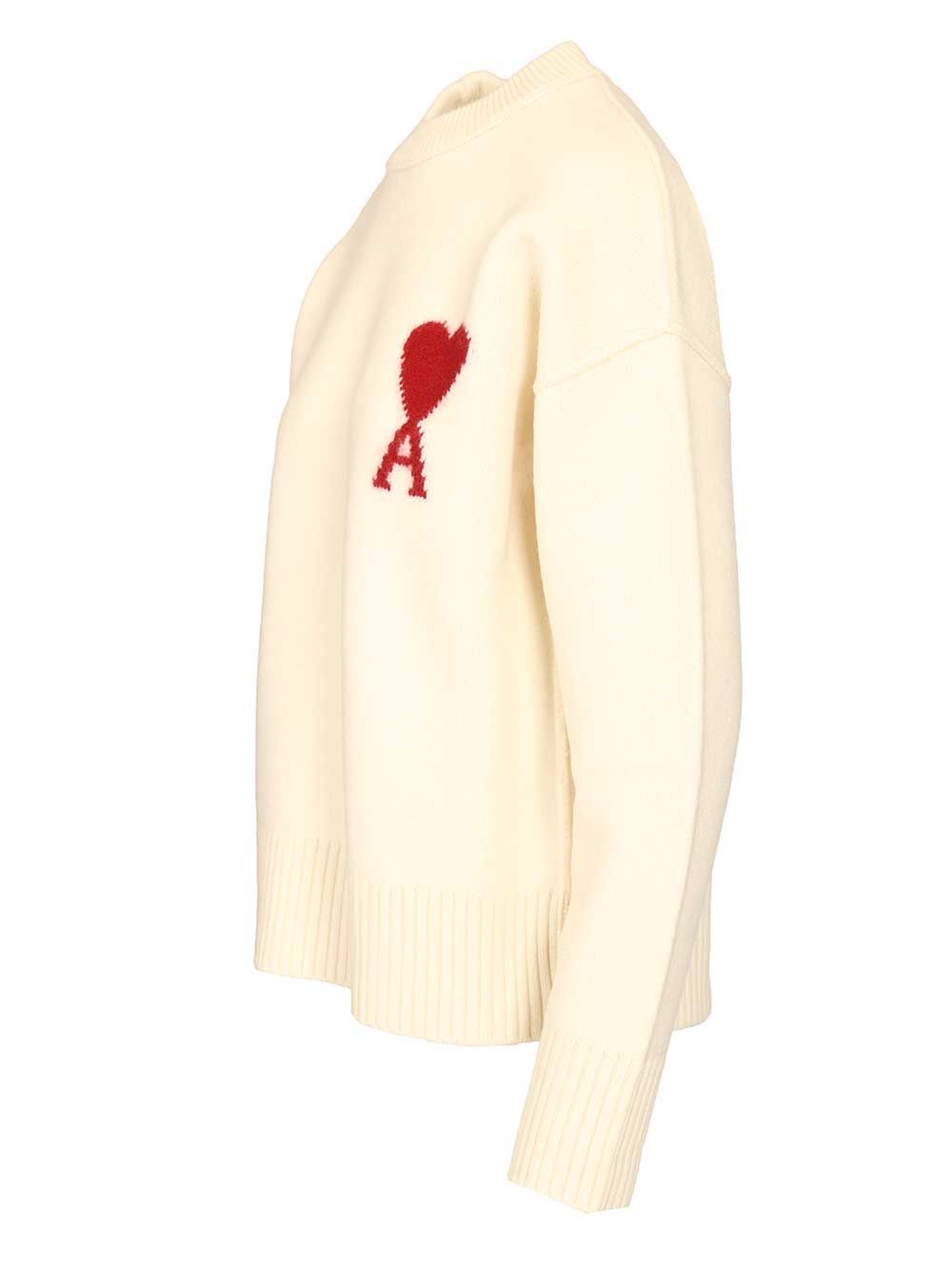 Ami Ami De Coeur Knitwear - White | 15db8531f66279d42d7ca140aac04cef63ee1769