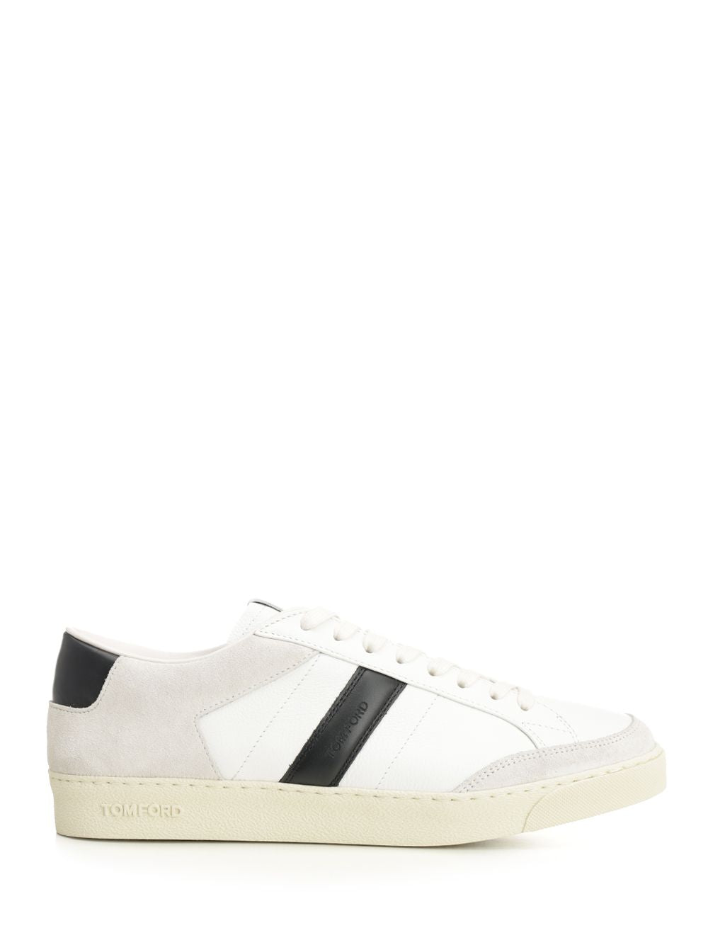 Tom Ford Leather Sneaker Sneakers - White | 12a9c0be2f837ca0e984bf3113a40f7422c7c370