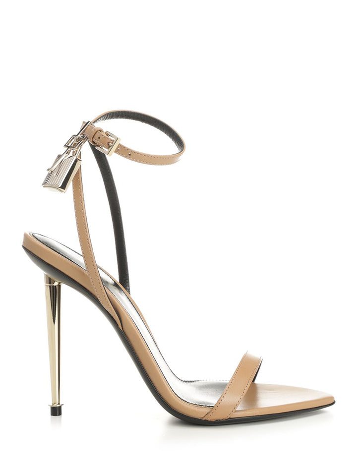 Tom Ford Padlock Sandals - Brown | 74fb1fbc8205a8bf27e6612cce434d07421ed8dd