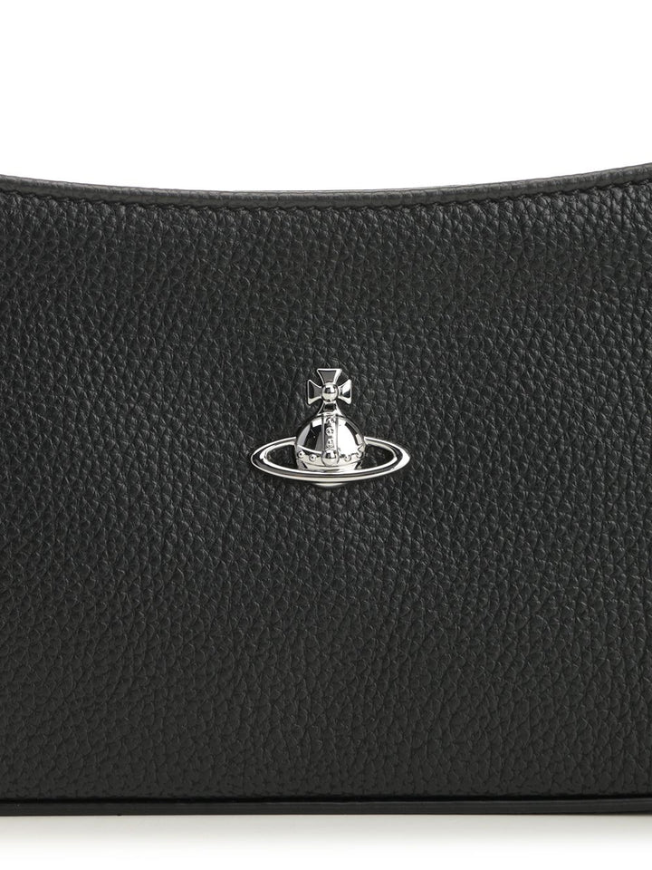 Vivienne Westwood Tasha Shoulder Phone Bag Shoulder Bags - Black | 5664e8d1f81f8788c07d1291aa15525469fdeb3b