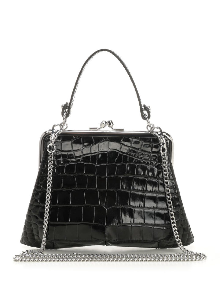 Vivienne Westwood Granny Frame Purse Handbags - Black | 50154a8238329e16e71ef7f89990b1e42f3ea66e