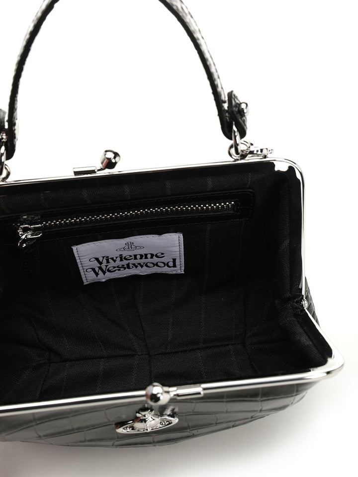 Vivienne Westwood Granny Frame Purse Handbags - Black | b161450e5684dd5bbe17673d6288bfc7d33c6548