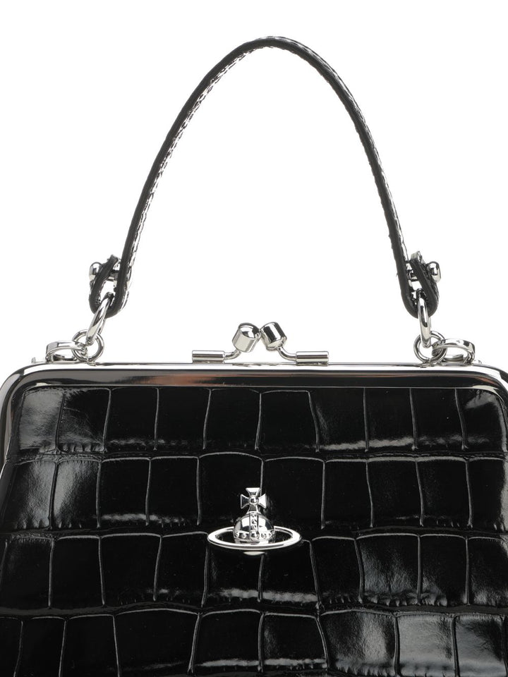 Vivienne Westwood Granny Frame Purse Handbags - Black | c2e4b5164fc65e38b3b7484f09b4126cd59c82f5
