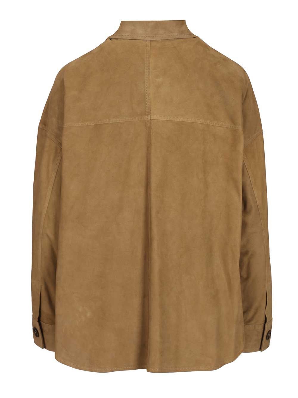 Arma Kaylee Lamb Suede Jackets - Green | 7a399d9406d097190d1ac807fb30b3688ba22d7a