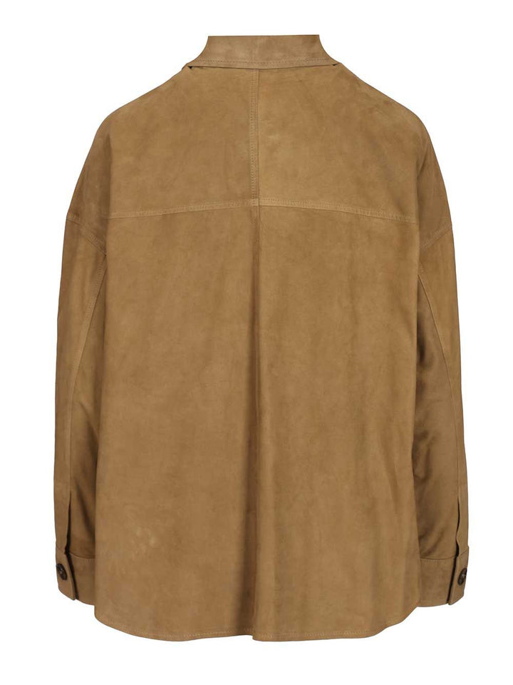 Arma Kaylee Lamb Suede Jackets - Green | 7a399d9406d097190d1ac807fb30b3688ba22d7a