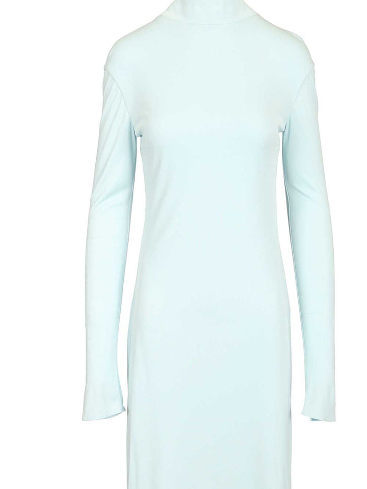 Tom Ford Crepe Jersey Long Sleeve Evening Dress Dresses - Light blue | 0ff1c61281c01d45a7452131e34fac5983633578