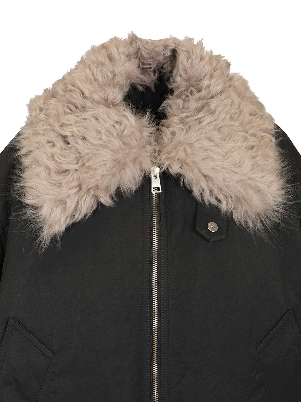 Ami Padded Bomber Jacket Jackets - White | 8f5fa1f83ce8975ab7f8c8c47cb6dfba3dcdb20d