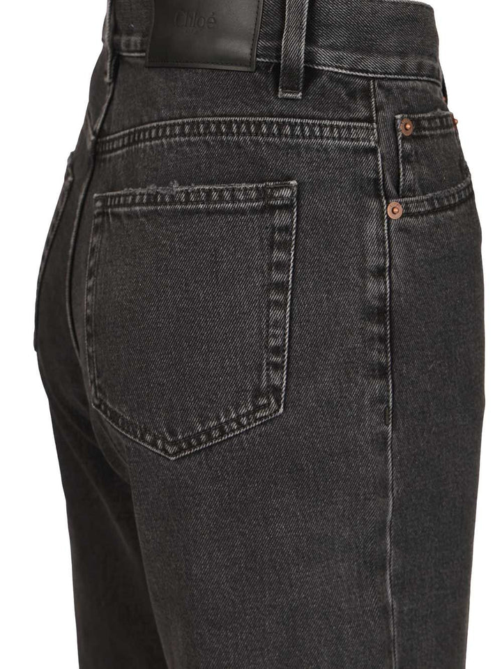 Chloe' Straight Cropped Jeans - Black | b2c78dcfbfde9bb273ca7f92ccc7f150906fb21a