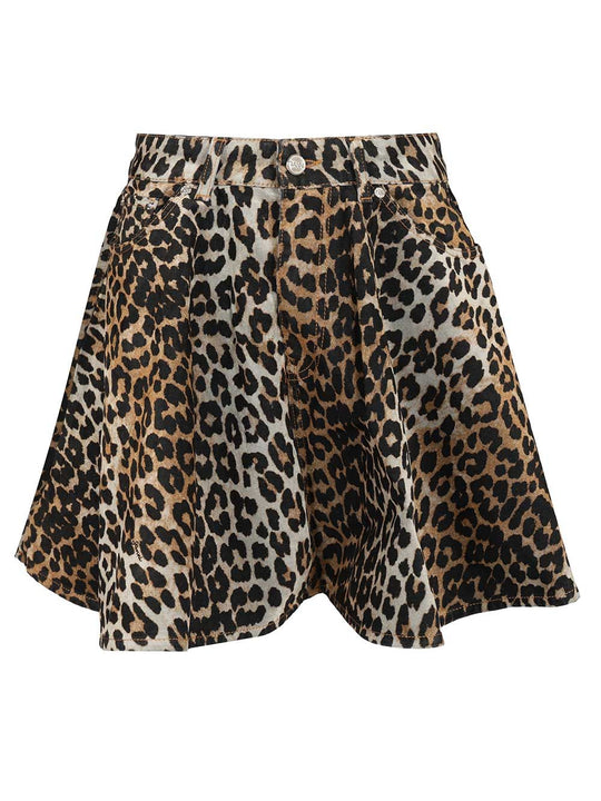 Leopard Print Miniskirt Skirts Animalier