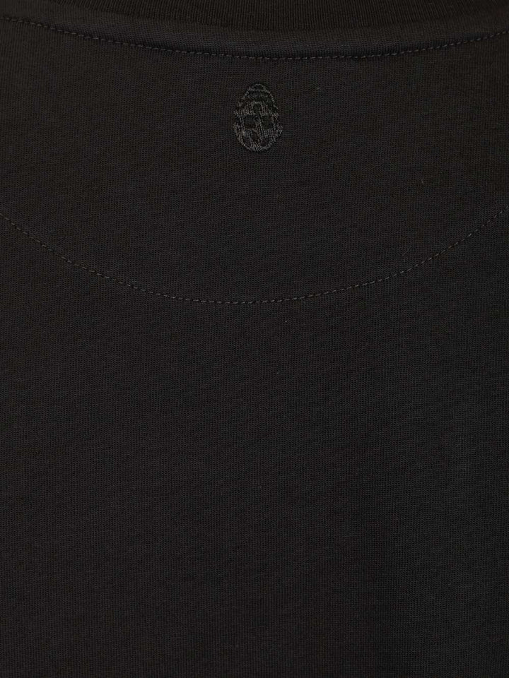 Mcqueen Cotton  With Lace T-Shirt - Black | 8022fb3252520afee7b9e2721b86cca7e1ae4b35