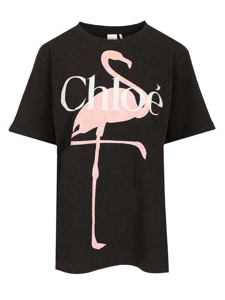 Chloe' Oversized T-Shirt - Black | a0c101001a46fccf6048da775ded0ea2c49cebbe