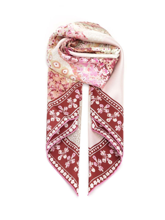 Silk Scarf Scarves And Foulards Multicolor