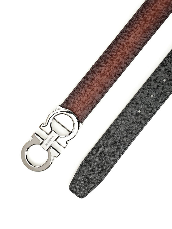 Ferragamo Double Adjus Belt Belts - Black | ced70f9cb051faf8f4964fe52478af67920e17b1