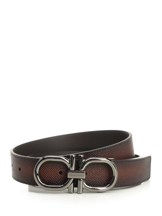 Gancini Belts Brown
