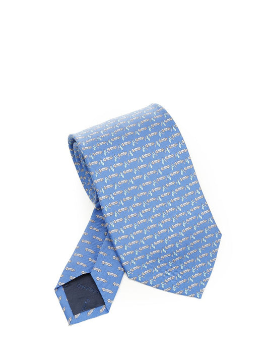 Silk Tie Scarves And Foulards Light Blue
