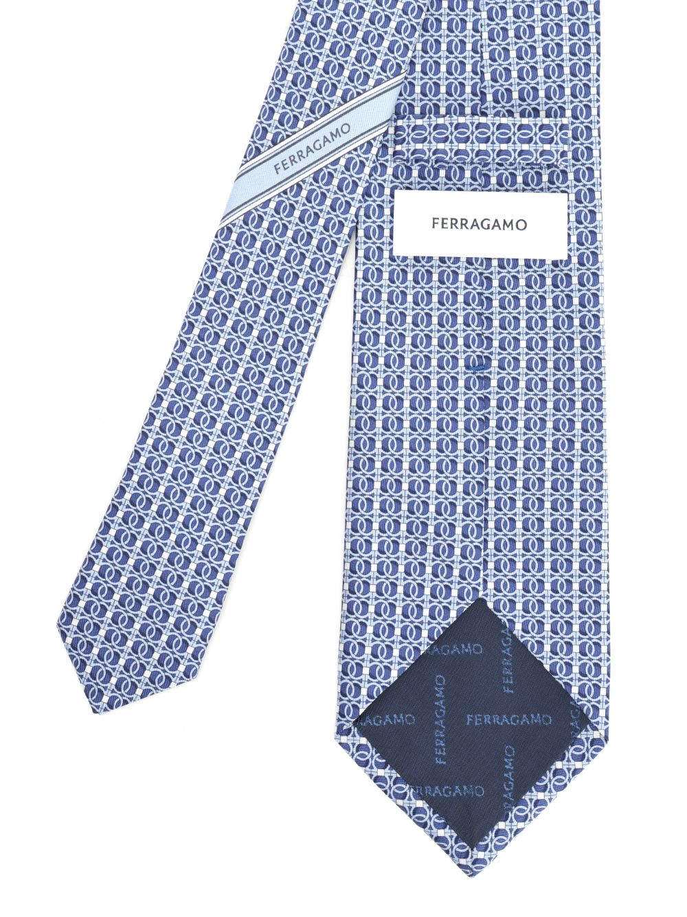 Ferragamo Silk Tie Ties And Bow Ties - Light blue | 0ab544d67ec95827b36c409d25808083ca176606