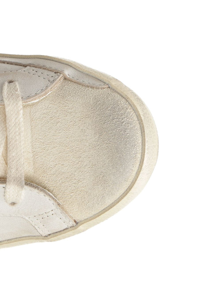 Golden Goose Deluxe Brand Super Star Leather Upper Horsy Leo Printed Collar Suede Star Sneakers - White | afb376f0396b31ff4bc5128ef2b9f52b610df696