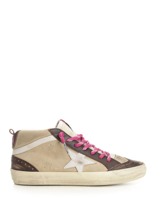Mid Star Sneakers Beige