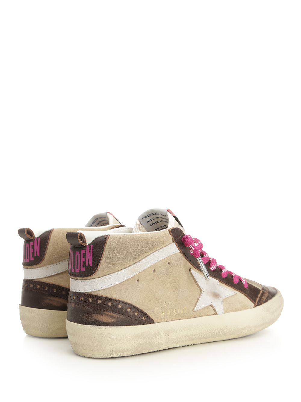 Golden Goose Deluxe Brand Mid Star Sneakers - Beige | 46d03d6d9c18d1cdd407780cc34aa1f1b8a23e45