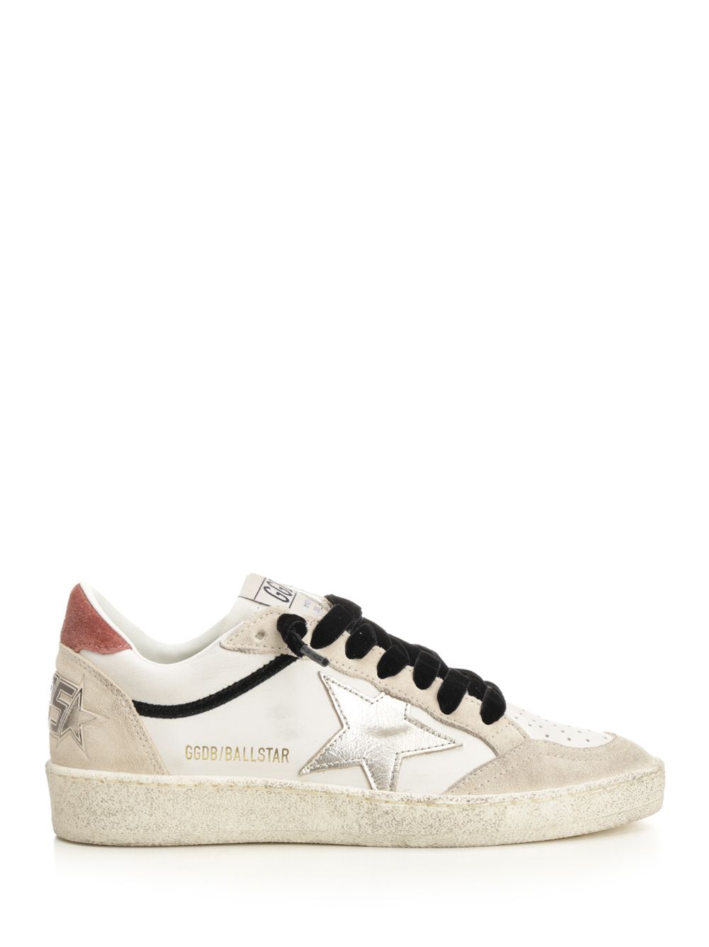 Golden Goose Deluxe Brand Ball Star Leather Upper Suede Toe And Spur Laminated Star Waxed Suede Heel Sneakers - White | 51135e6e070bf8c74b230ae49bf406610e0204ff