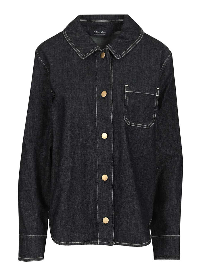 'S Max Mara Denim Shirt Jackets - Blue | e1d8a7409e39b17738f41d31b8c88d5936db62c3