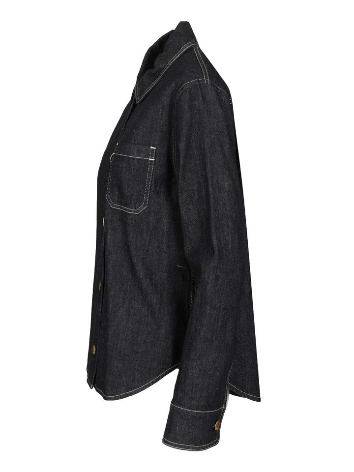 'S Max Mara Denim Shirt Casual - Blue | c1c93fe71245248b845f93ddc1d3e997c4997328