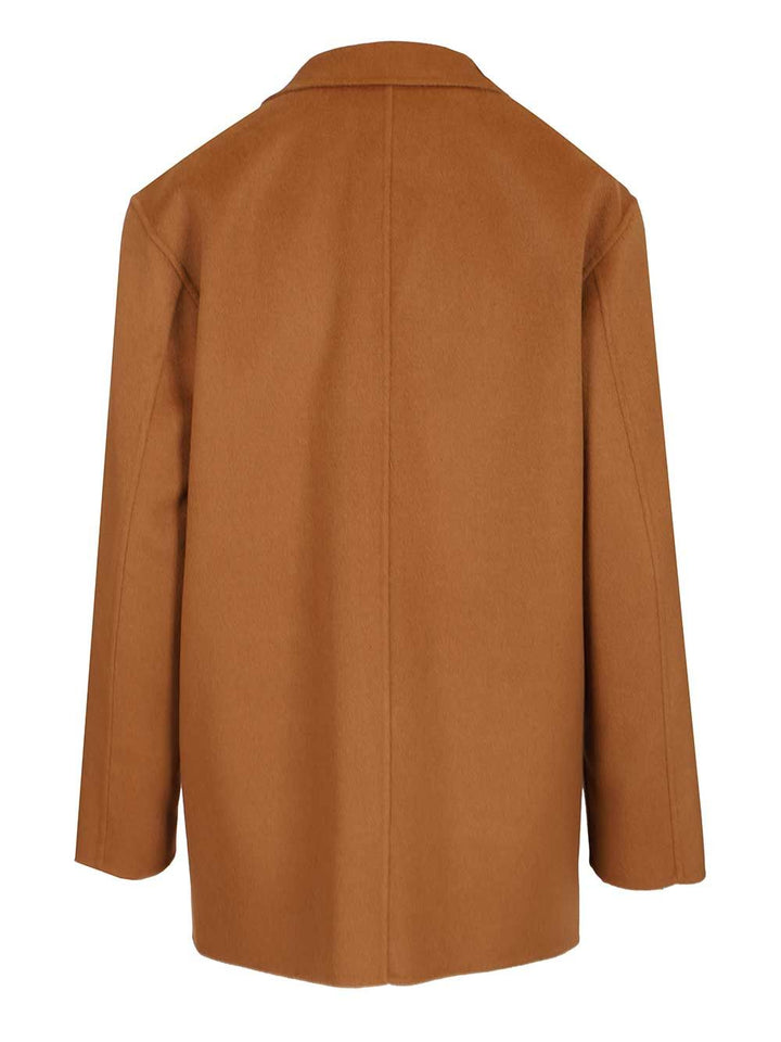 Max Mara Studio Mstomelia Coats - Brown | 9244bae54ce41cc48e5f652ee3201317234e0faa