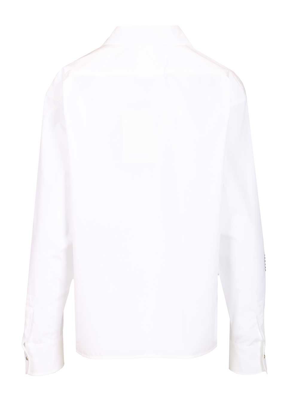 Max Mara Shock Popeline Shirt W Embroidery Shirts - White | d19829e81aeb98c22fa7fc9dcadcef208bc053a3