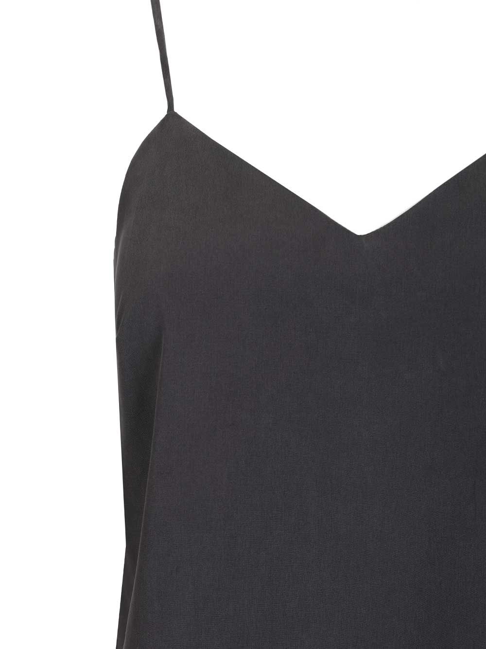 Max Mara Unghia Washed Silk Spaghetti Strap Top Tops - Blue | f9e489886f2e1669b5b917bb87ca52f658ff1aad