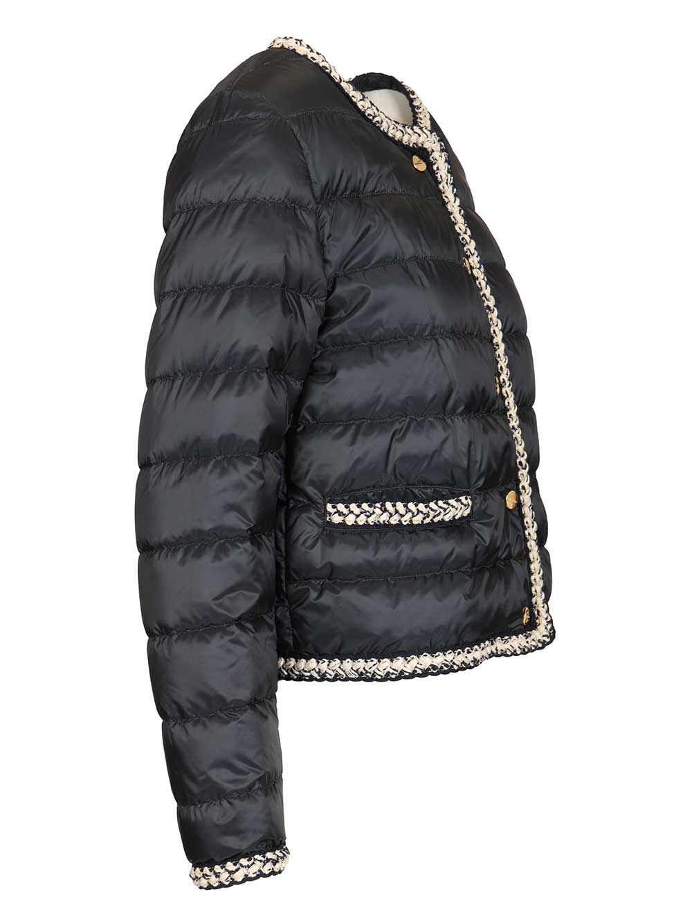 Max Mara The Cube Chloe Embroidered Quilted Chanel Jacket Jackets - Blue | 178ac6c8a123ca52bc26c0ab184aae5af4ef68f8