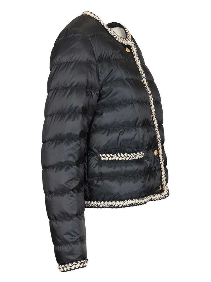 Max Mara The Cube Chloe Embroidered Quilted Chanel Jacket Jackets - Blue | 178ac6c8a123ca52bc26c0ab184aae5af4ef68f8