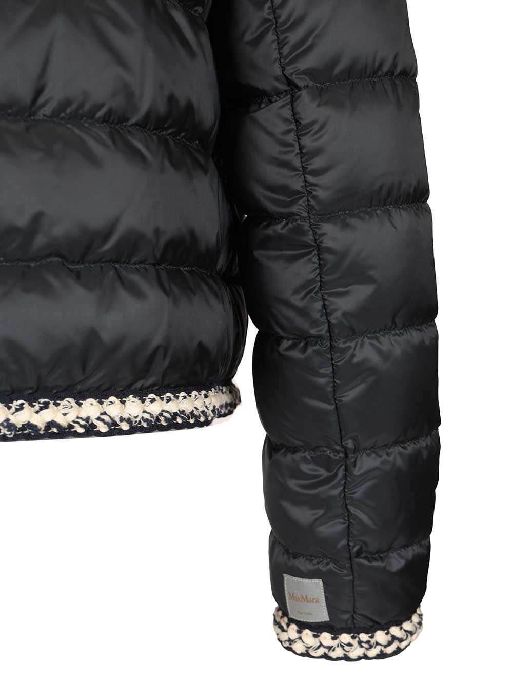 Max Mara The Cube Chloe Embroidered Quilted Chanel Jacket Jackets - Blue | 34543ba4980a16444421316aef4f5dd53a42778f