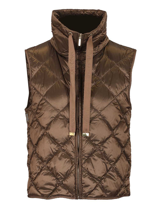 Nylon Canvas Vest Coats Green