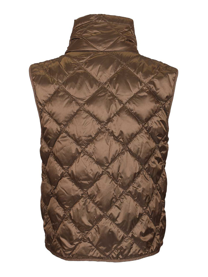 Max Mara The Cube Nylon Canvas Vest Coats - Green | 5958575c20f07f758b9340d27b03a63b153b83a8
