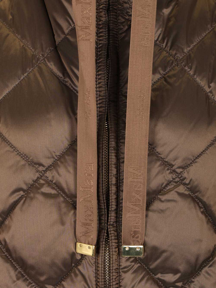 Max Mara The Cube Nylon Canvas Vest Coats - Green | 59c9be910f6868a5f0621e973c9aa6c7a48d2bd2