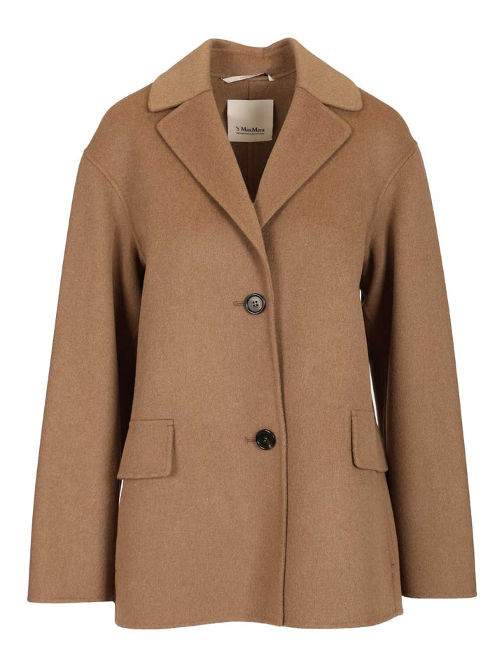 'S Max Mara Elfi Single Breasted Wool Jacket Jackets - Beige | be21439e75f6504bfe7fc76369c34f1d1d3e5ad9