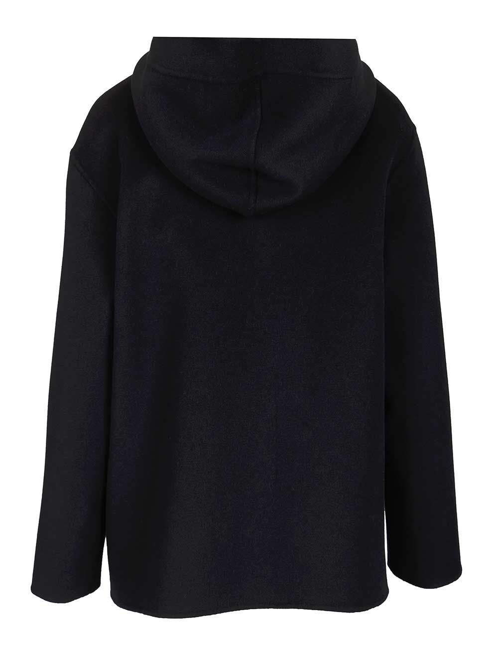 Max Mara Studio Mstpaglie Hooded Overshirt Coat Coats - Blue | 2b2226c367d49fa30cde2ff76882f1116e926c4d