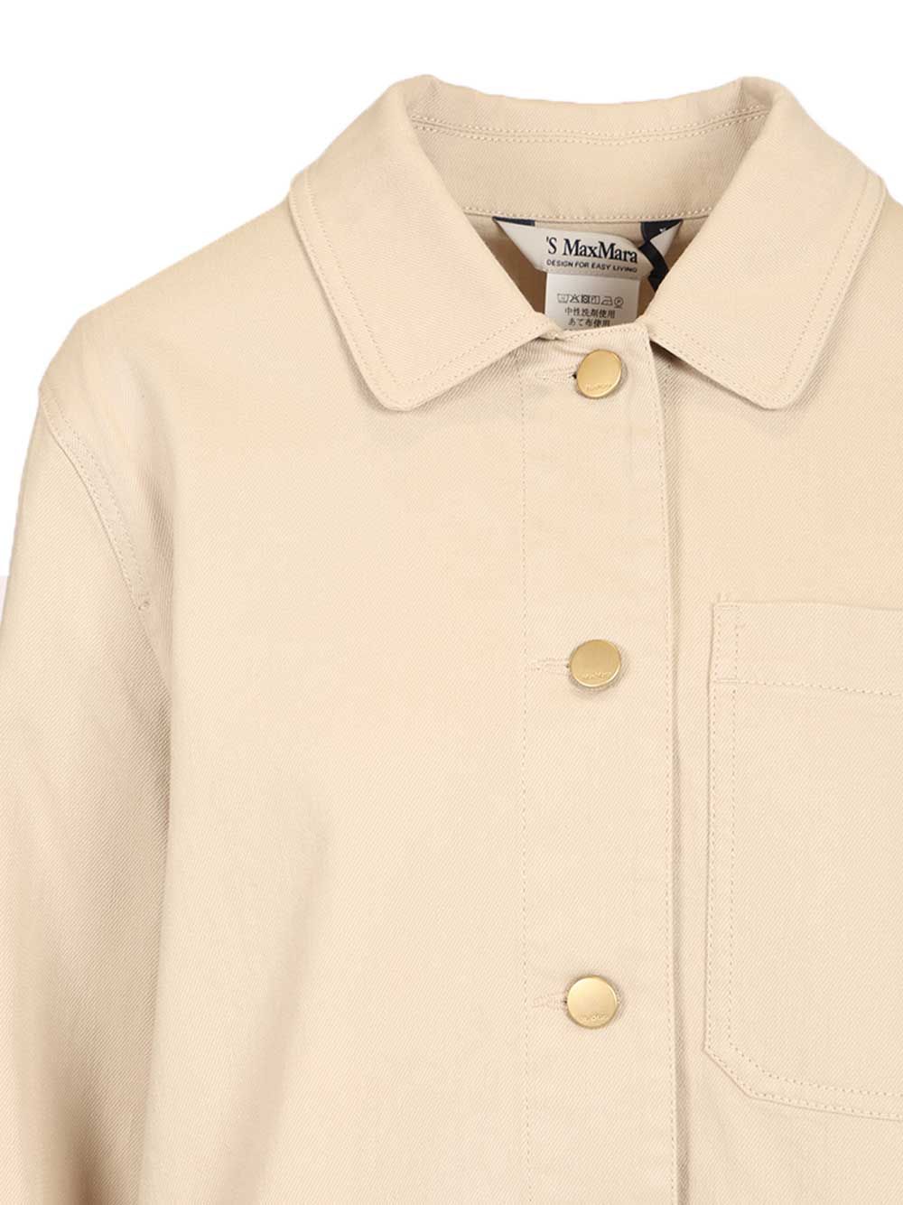 'S Max Mara Shirt Jacket Jackets - Beige | 6a30e192e662a2c954f027fc8d087253cc992720