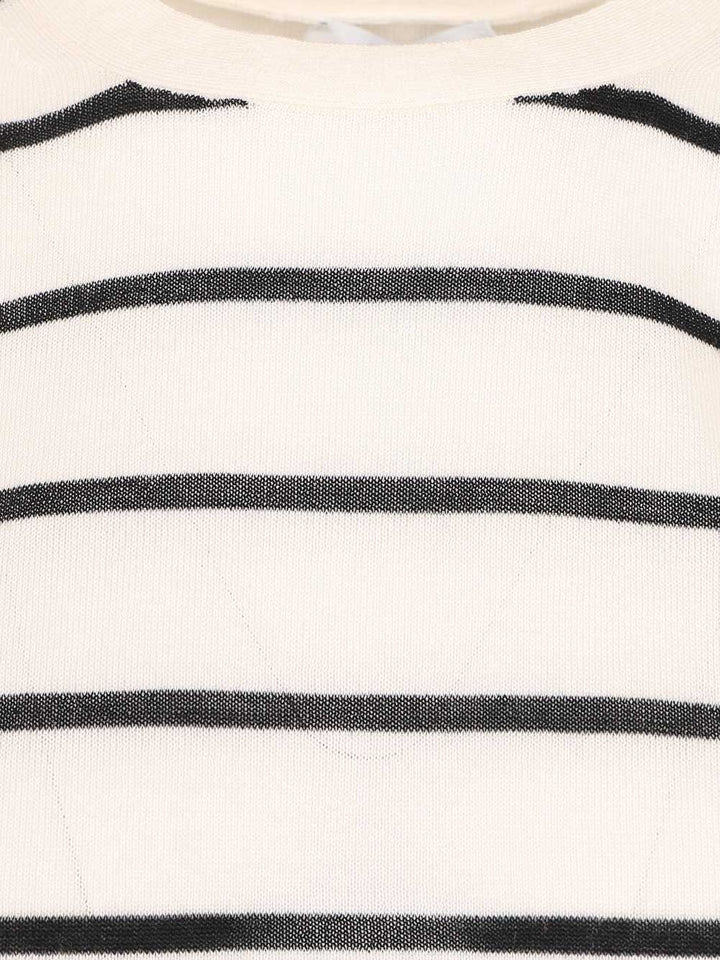 Max Mara Favetta Knit Tshirt Silk Wool T-Shirt - White | 101a2acb0fdbb1788d654dd0db3e10f60799686b