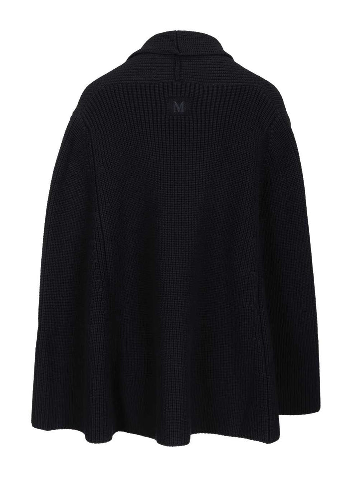 Max Mara Double-Breasted Cape Coats - Blue | 289ab23108108594522f988f3858538e1fd9d851