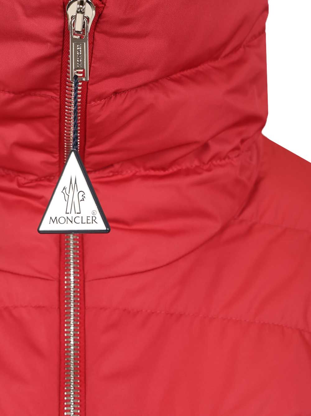 Moncler X Rick Owens Moncler X Rick Owens Cropped Jacket Coats - Red | 459c824bacddc3c3bb149435c07f1bb8af0bd4ec