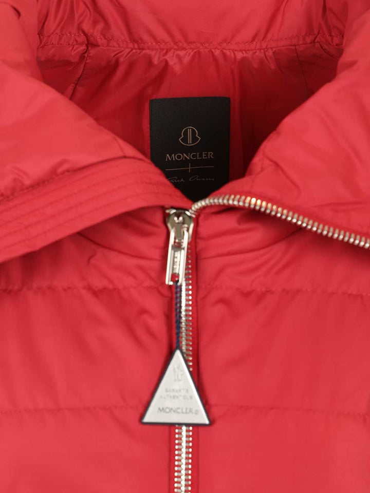 Moncler X Rick Owens Moncler X Rick Owens Cropped Jacket Jackets - Red | fe3ef8253bd0ae9477d4a5439ac3ebdef1aaa81f