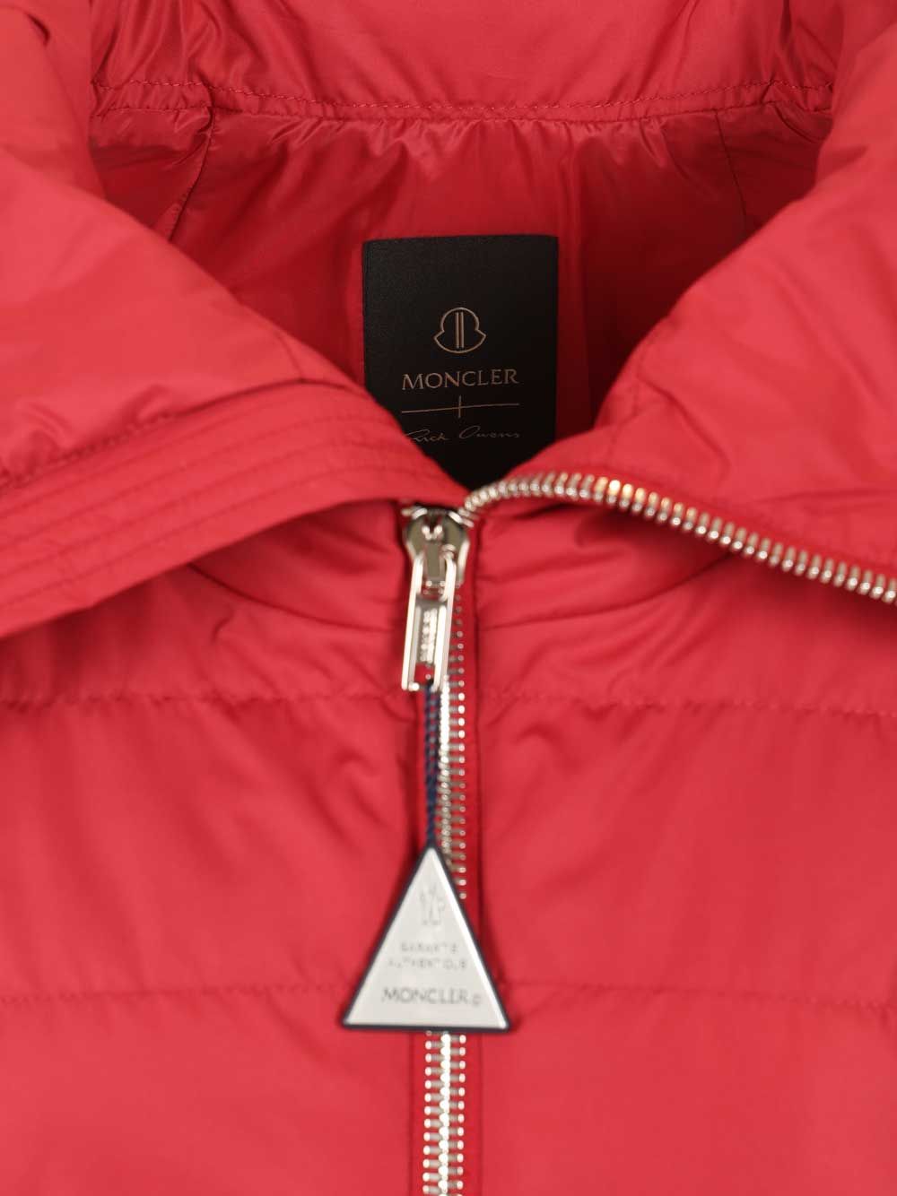 Moncler X Rick Owens Moncler X Rick Owens Cropped Jacket Coats - Red | fe3ef8253bd0ae9477d4a5439ac3ebdef1aaa81f