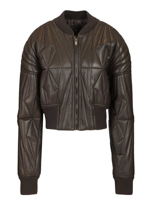Geocamo Jackets Brown