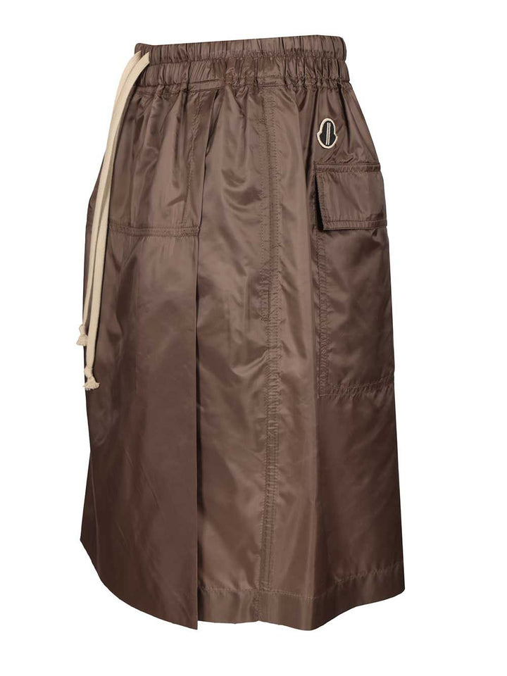 Moncler X Rick Owens Moncler X Rick Owens Kiltshorts Trousers - Brown | ebca92ddb6c3f8b7ddb7faee74eefcb26bd12ab2