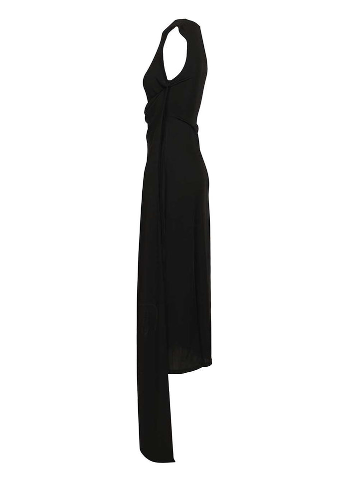 Ami Sleeveless Maxi Lavalliere Dress Dresses - Black | 38457089583bfcec0d397c85c7c15e5b0d7f745e