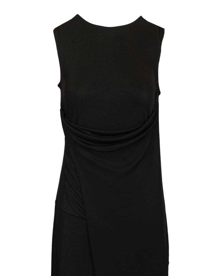 Ami Sleeveless Maxi Lavalliere Dress Dresses - Black | 88c21e3326f36b31768365c8399c9cf839326693